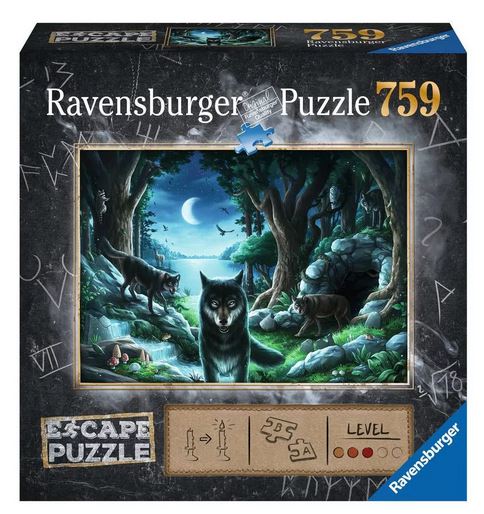 La meute de loups : escape puzzle 759 pièces | Johannes Schiller. Auteur