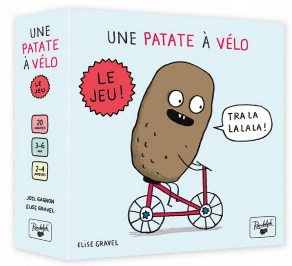Une patate à vélo : le jeu ! : [jeu coopératif] | Joël Gagnon. Auteur