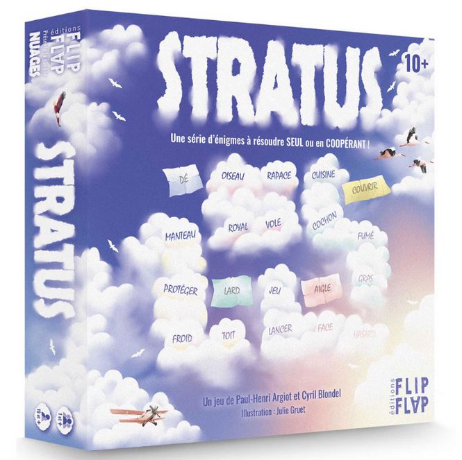 Stratus : une série d'énigmes à résoudre seul ou en coopérant ! : [jeu et jouet] | Paul-Henri Argiot. Auteur