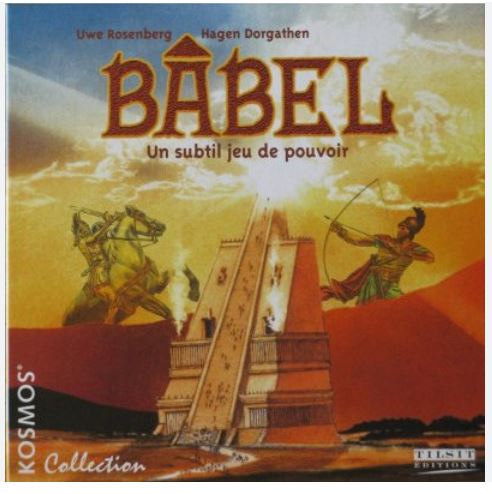 Babel : un subtil jeu de pouvoir : [jeu de plateau et cartes] | Uwe Rosenberg. Auteur