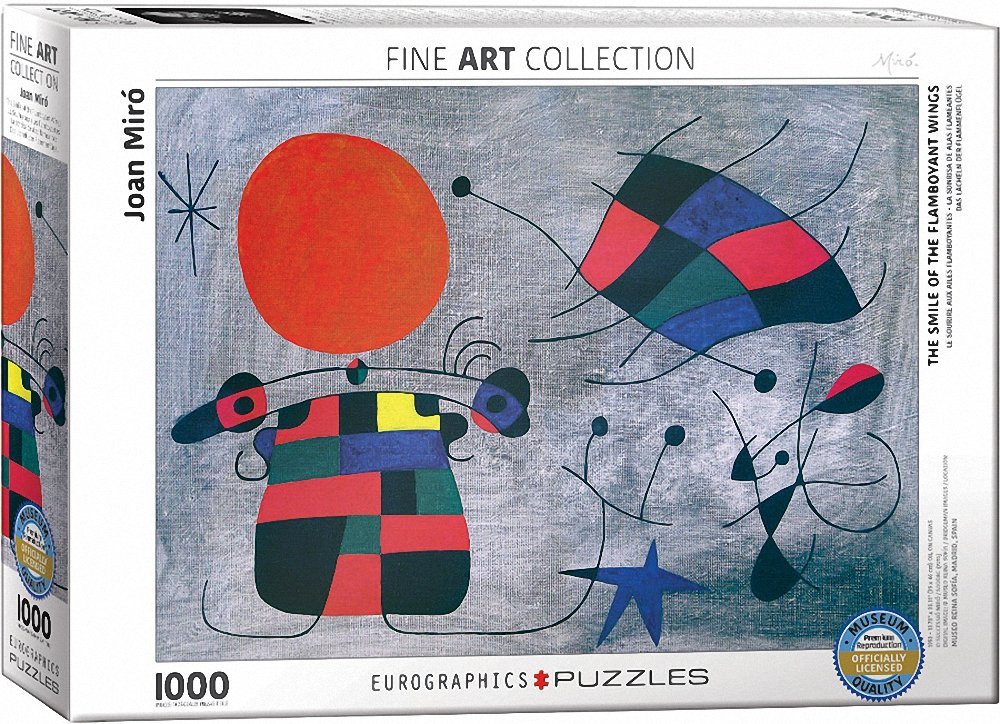 Le sourire aux ailes flamboyantes : [puzzle] 1000 pièces | Joan Miró (1893-1983). Antécédent bibliographique