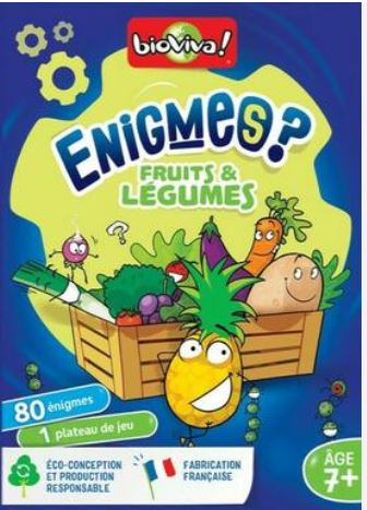 Enigmes ? : fruits & légumes : [jeu] | Frantz Rey. Illustrateur