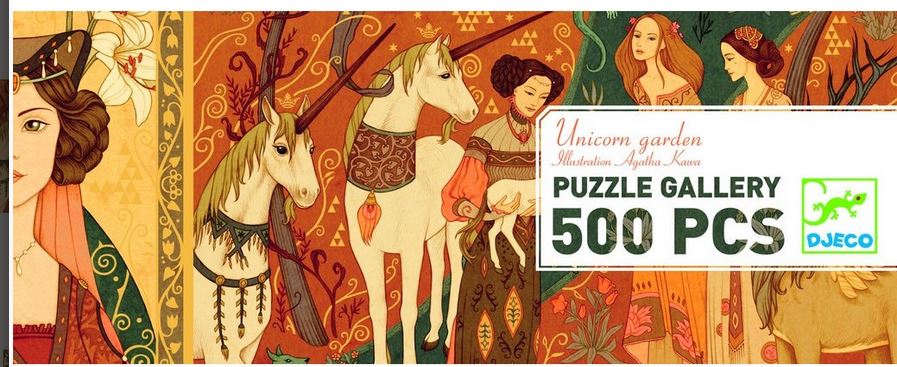 Unicorn garden : puzzle | Agata Kawa. Illustrateur