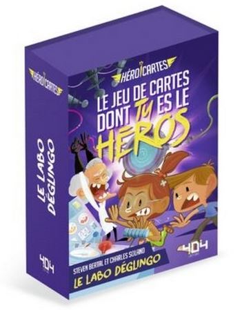 Héroïcartes : le jeu de cartes dont tu es le héros, Le labo déglingo | Steven Bertal. Auteur