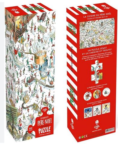 A la recherche du Père Noël : la cuisine du Père Noël : [puzzle] 200 pièces | Loïc Clément. Auteur
