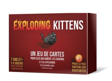 Exploding Kittens : un jeu de cartes pour ceux qui aiment les chatons et les explosions : [jeu] | Matthew Inman. Auteur