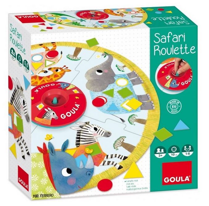 Safari roulette : [jeu et jouet] | María del Mar Ferrero. Illustrateur