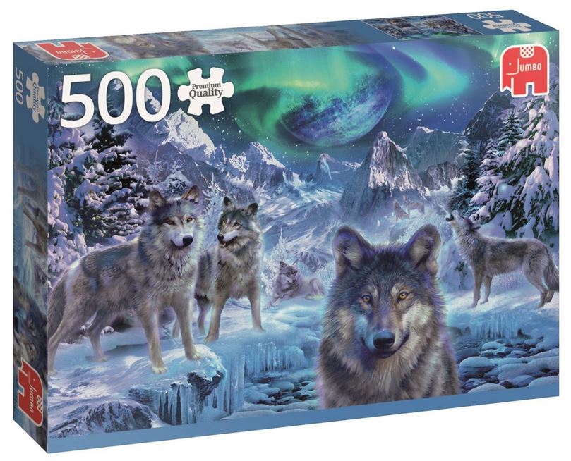 Loups en hiver : puzzle 500 pièces | Jan Patrik Krasny. Auteur