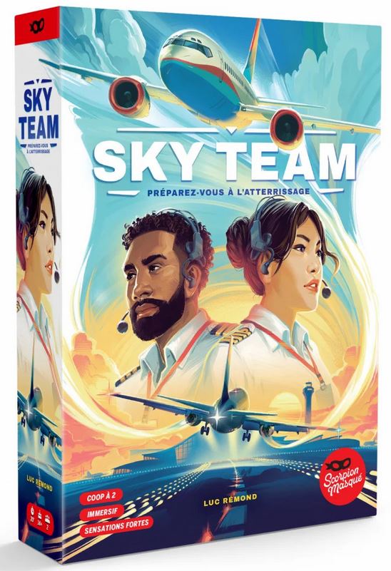 Sky team : préparez-vous à l'atterrissage ! : jeu coopératif  | Luc Rémond. Auteur