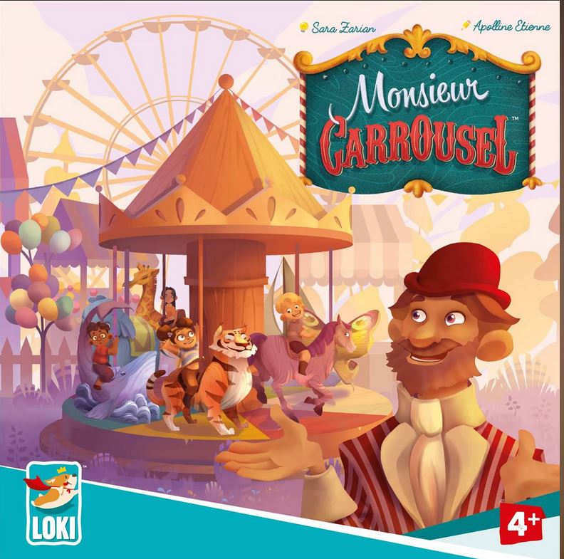 Monsieur Carrousel : [jeu coopératif] | Sara Zarian. Auteur