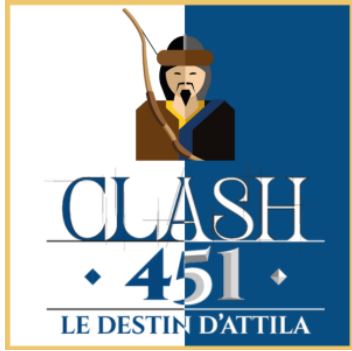 Clash 451 : le destin d'Attila : [jeu] | Romain  Mathieu. Auteur. Illustrateur