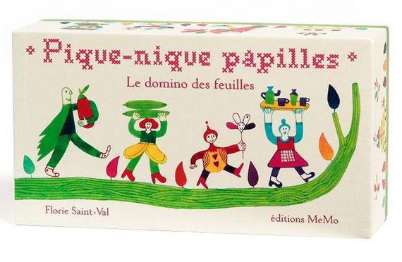 Pique-nique papilles : le domino des feuilles : [jeu] | Florie Saint-Val. Auteur