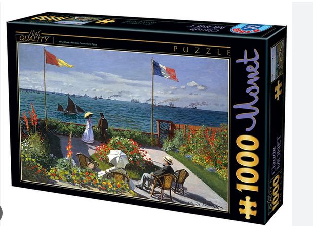 Garden at Sainte-Adresse : puzzle 1000 pièces | Claude Monet (1840-1926). Antécédent bibliographique