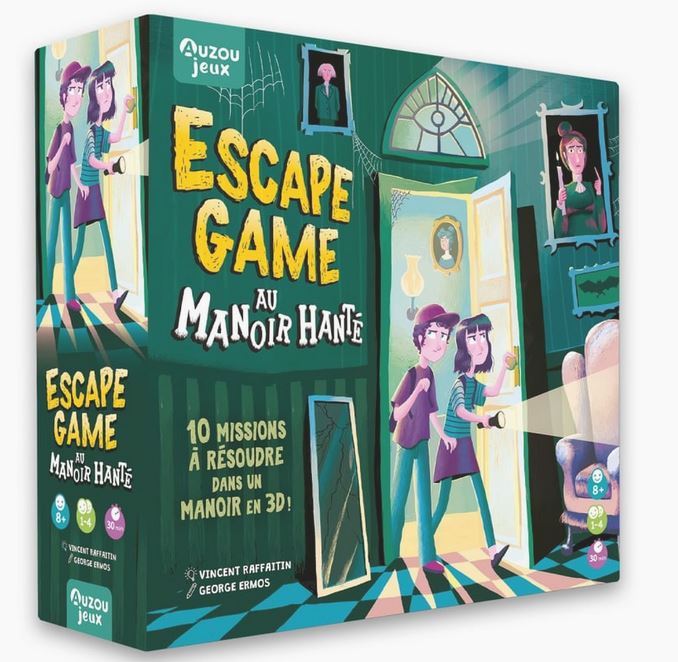 Escape game au manoir hanté : [jeu] | Vincent Raffaitin. Auteur