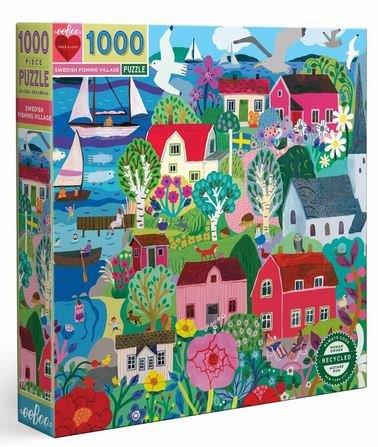 Swedish fishing village : puzzle 1000 pièces | Monika Forsberg. Illustrateur