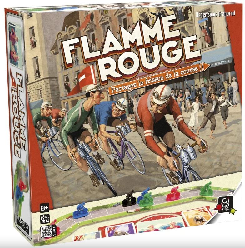 Flamme rouge : partagez le frisson de la course  : [jeu de stratégie] | Asger Harding Granerud. Auteur