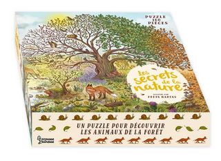 Les secrets de la nature : puzzle | Freya Hartas. Illustrateur