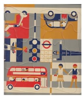 London  : multi-view puzzle : puzzle 21 pièces | Fredun Shapur (1929-....). Auteur