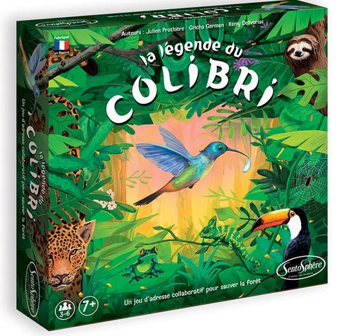 La légende du colibri : un jeu d'adresse coopératif | Julien Prothière. Auteur