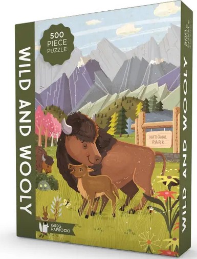 Wild and wooly : puzzle 500 pièces | Greg Paprocki. Auteur