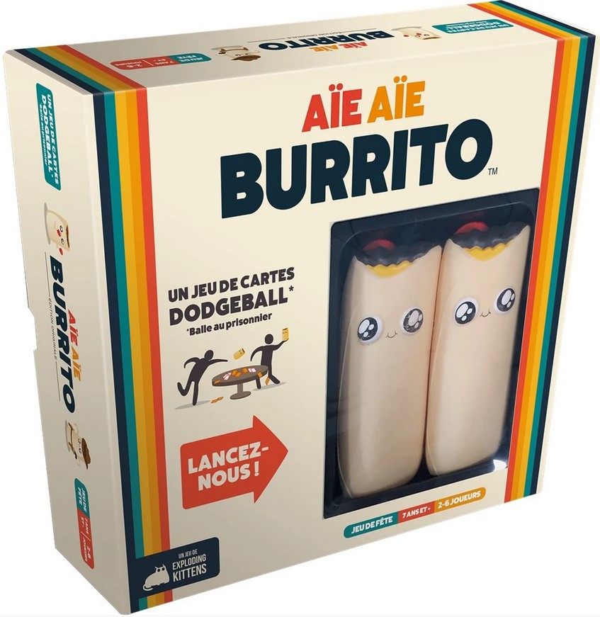 Aïe aïe burrito : un jeu de cartes dodgeball (balle au prisonnier) : jeu d'ambiance | Brian S. Spence. Auteur