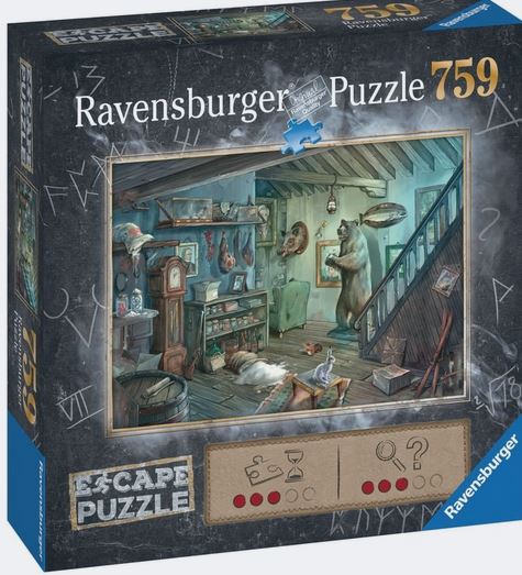 Dans la cave de l'effroi : escape puzzle 759 pièces | Johannes Schiller. Auteur