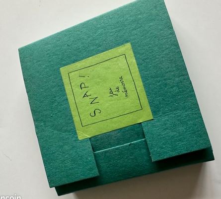 Snap ! : [jeu de mémoire] | Jean-Vincent Sénac (1959-....). Illustrateur