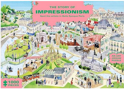The Story of Impressionism : Spot The Artists in Belle Époque Paris  : puzzle 1000 pièces | Marcel  George. Illustrateur