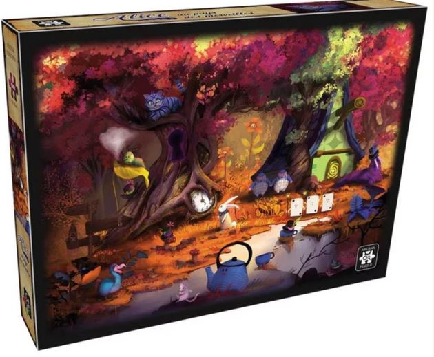 Alice aux pays des merveilles : puzzles-énigmes 1000 pièces | Baptiste Derrez. Auteur