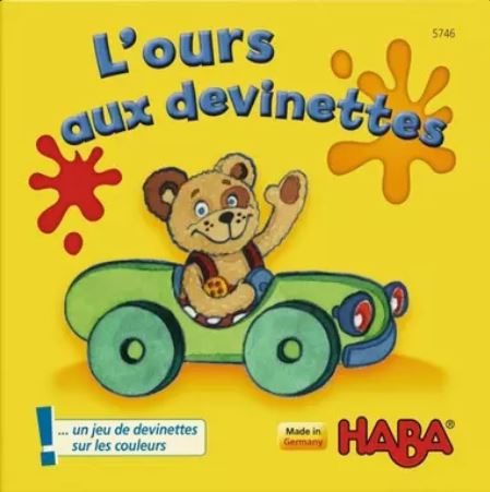L'ours aux devinettes : un jeu de devinettes sur les couleurs | Inka Brand. Auteur