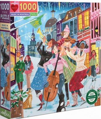 Musique à Montréal : puzzle 1000 pièces | Caroline Bonne-Müller. Illustrateur