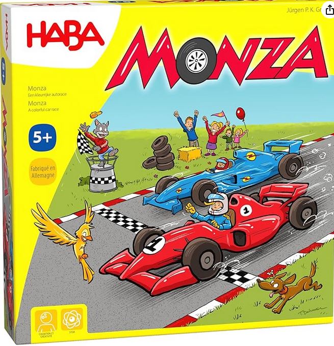 Monza : une course vive en couleurs : [jeu et jouet] | Jürgen P. K. Grunau. Auteur