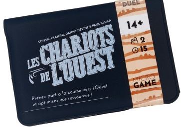 Les Chariots de l'Ouest : [jeu de cartes] | Danny  Devine. Auteur