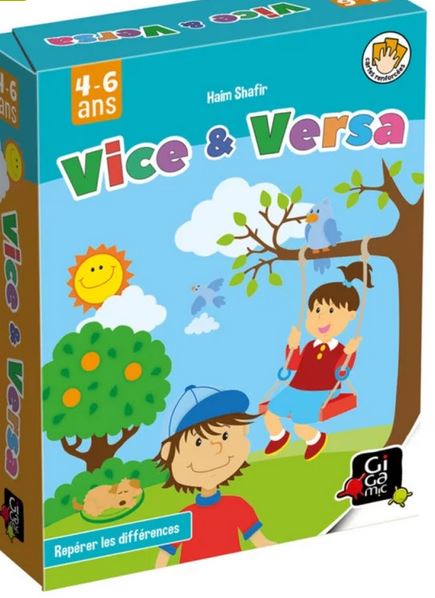 Vice & Versa : [jeu d'observation] | Haim Shafir. Auteur