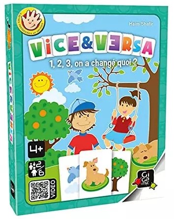 Vice & versa : 1, 2, 3, on a changé quoi ? : jeu d'observation | Haim Shafir. Concepteur