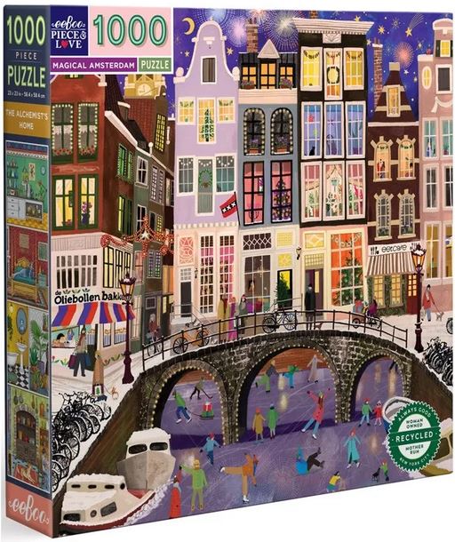 Magical Amsterdam : puzzle 1000 pièces | Anisa Makhoul. Illustrateur
