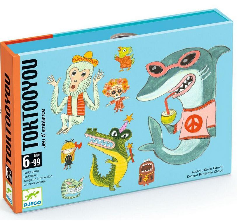 Toktooyou : jeu d'ambiance | Kévin  Gauvin. Auteur