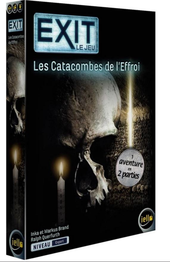 Les catacombes de l'effroi : niveau expert : jeu d'escape room | Inka Brand. Auteur