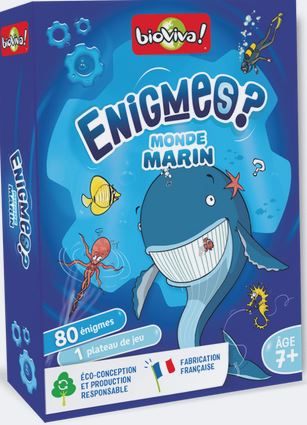 Énigmes ?  : monde marin : [jeux énigmes] | Frantz Rey. Auteur