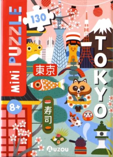 Tokyo : mini puzzle 130 pièces | Julie Mercier (1976-....). Illustrateur