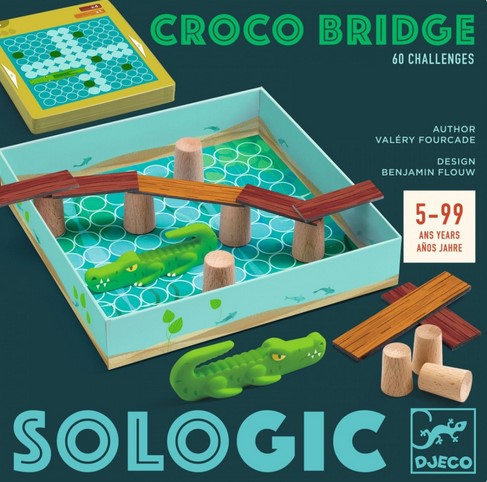 Croco bridge : 60 challenges : jeu de logique | Valéry Fourcade. Auteur