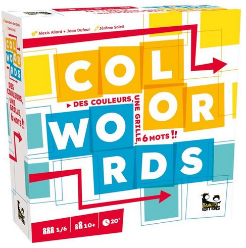 Color Words : [jeu et jouet] | Alexis Allard. Auteur