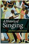 A history of singing | John Potter (19..-....) - artiste lyrique. Auteur