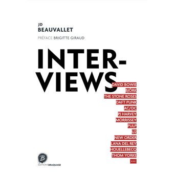 Interviews | Jean-Daniel Beauvallet (1962-....). Intervieweur