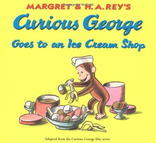 Curious George's goes to an ice cream shop | Margret Rey (1906-1996). Antécédent bibliographique. Directeur de publication