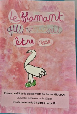 Couverture de Le flamant rose qui voulait être rose