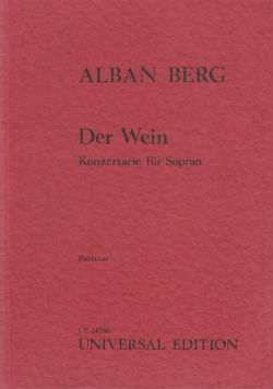 Der Wein : Konzertarie fur Sopran | Alban Berg