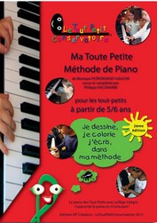 Ma toute petite méthode de piano. [Volume 1] : pour les enfants à partir de 5/6 ans : le piano des petits avec solfège intégré tout en jouant | Monique Pstrokonsky-Gauché (1945-....). Auteur