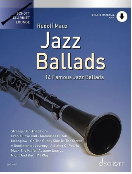 Jazz ballads : 14 famous jazz ballads : Clarinet | Rudolf Mauz. Arrangeur