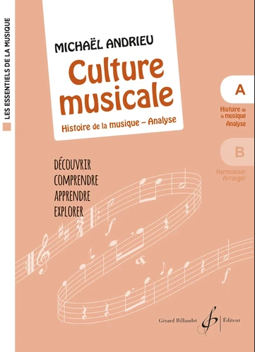 La Culture musicale. A, Histoire de la musique, analyse : découvrir, comprendre, apprendre, explorer | Michaël Andrieu (1976-....). Auteur
